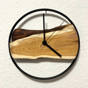 Wanduhr Ring Eibe